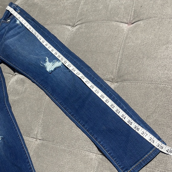 🥰🥰CanKan Dark Wash Mid Rise Distressed Jeans🥰🥰 - Picture 14 of 14
